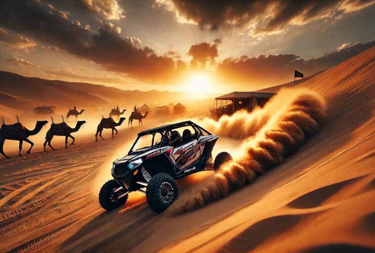 Quad Bikes and Dune Buggy (Out Side Circle / Open Desert)